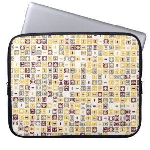 Housse Pour Ordinateur Portable Illustration de conception de motif géométrique tr