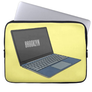 Housse Pour Ordinateur Portable Illustration de dessin sur ordinateur portable