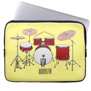 Housse Pour Ordinateur Portable Illustration de kit de batterie