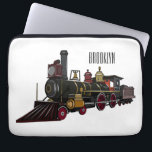 Housse Pour Ordinateur Portable Illustration de la locomotive à vapeur<br><div class="desc">Illustration de la locomotive à vapeur</div>