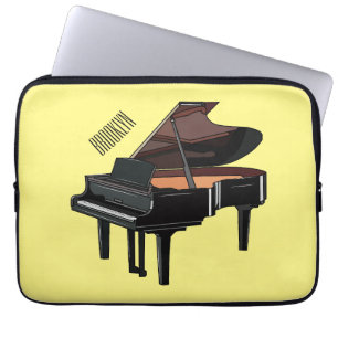 Housse Pour Ordinateur Portable Illustration de piano