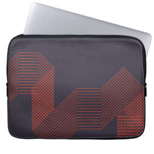 Housse Pour Ordinateur Portable Illustration décorative à la mode simple cool oran