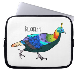 Housse Pour Ordinateur Portable Illustration d'oiseau monal himalayen