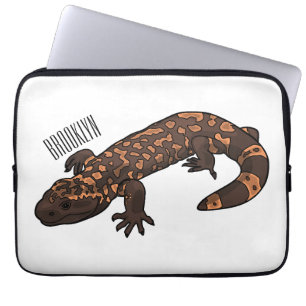 Housse Pour Ordinateur Portable Illustration du monstre Gila