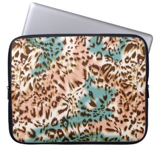 Housse Pour Ordinateur Portable Illustration du motif léopard, poster de animal