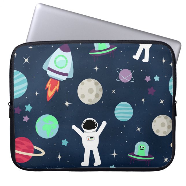 Housse Pour Ordinateur Portable Illustration du Motif spatial (Devant)