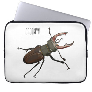 Housse Pour Ordinateur Portable Illustration du scarabée de stade