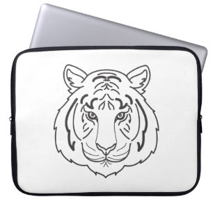 Housse Pour Ordinateur Portable Illustration du tigre