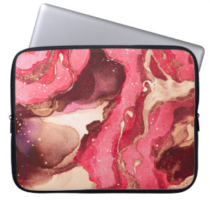 Housse Pour Ordinateur Portable Illustration Grey Batik. Texture blanche en soie.