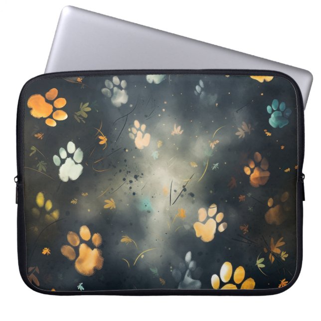 Housse Pour Ordinateur Portable Impression de chien, Grunge (Devant)