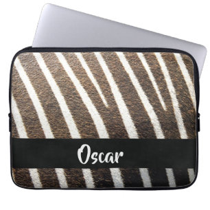 Housse Pour Ordinateur Portable Impression de la peau zébrée