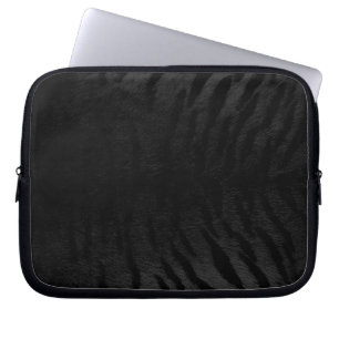 Housse Pour Ordinateur Portable Impression de peau de tigre noir nouveau