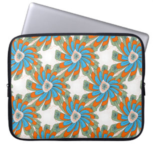 Housse Pour Ordinateur Portable Impression de textile Abstrait de couleur grise