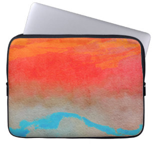 Housse Pour Ordinateur Portable Impression métallique Abstraite Ocean Sunset