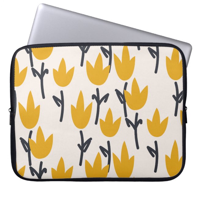 Housse Pour Ordinateur Portable Impression Tulipe simple (Devant)