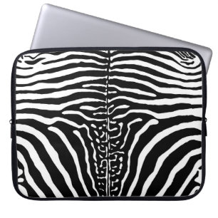 Housse Pour Ordinateur Portable Impression Zèbre Brown et blanc