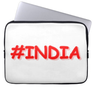 Housse Pour Ordinateur Portable "#India" Joli design. Commandez dès maintenant