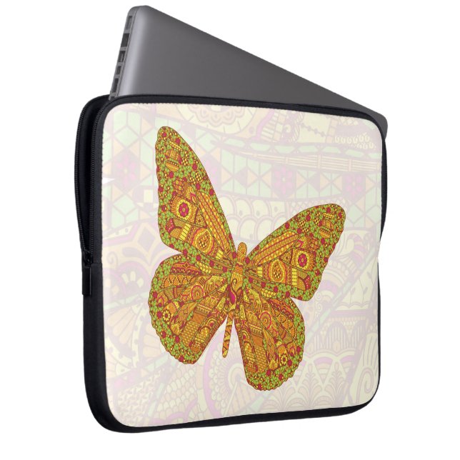 Housse pour ordinateur portable Indian Monarch (Devant droit)