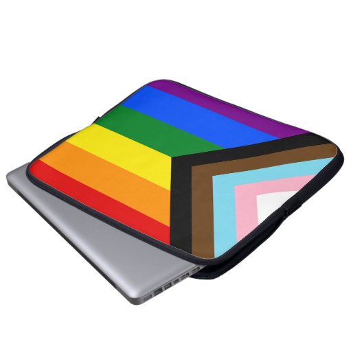 Housse Pour Ordinateur Portable Indicateur de fierté d'avancement (Devant bas)