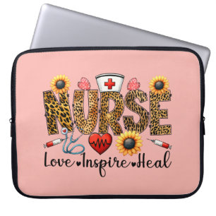 Housse Pour Ordinateur Portable Infirmière, Amour, Inspirer, Soins Portable