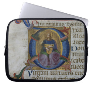 Housse Pour Ordinateur Portable Initiale "D" de Mme 531 f.169v Historiated