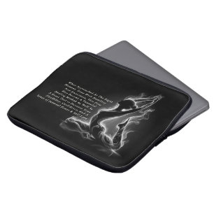 Housse Pour Ordinateur Portable Instructeur de Yoga Reiki Pose King Pigeon à une j