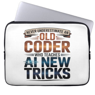 Housse Pour Ordinateur Portable Intelligence Artificielle Ancien Codeur Design