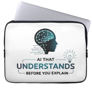 Housse Pour Ordinateur Portable Intelligence Artificielle Smart Tech Design