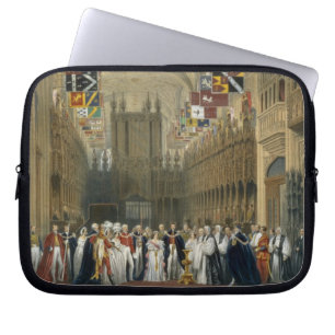 Housse Pour Ordinateur Portable Intérieur de la chapelle de St George, 1838 (litho