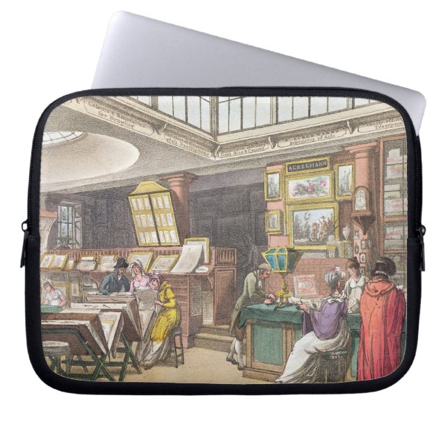 Housse Pour Ordinateur Portable Intérieur dépôt d'Ackermann du "des arts, Lit (Devant)