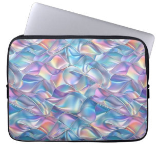 Housse Pour Ordinateur Portable Iridescente métallique 6 géométrique