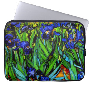 Housse Pour Ordinateur Portable Irises, le célèbre tableau floral de Van Gogh