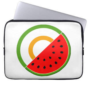 Housse Pour Ordinateur Portable IRLANDE AVEC PALESTINE - Watermelon