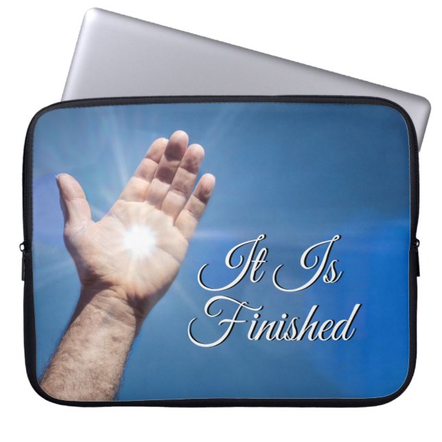 Housse Pour Ordinateur Portable It Is Finished (Devant)