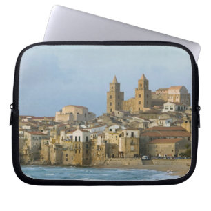Housse Pour Ordinateur Portable Italie, Sicile, Cefalu, Vue avec Duomo depuis 2