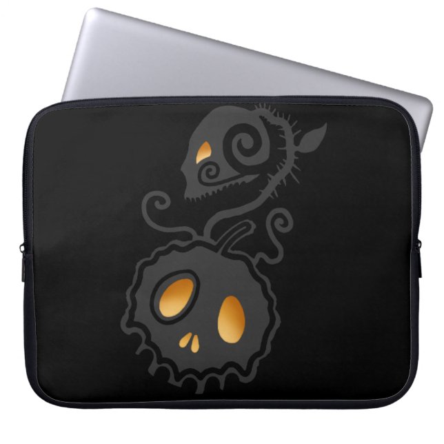 Housse Pour Ordinateur Portable Jack O Lantern (Devant)