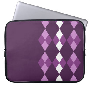 Housse Pour Ordinateur Portable Jacquard pourpre