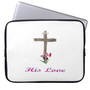 Housse Pour Ordinateur Portable J'aime des cadeaux de Jésus