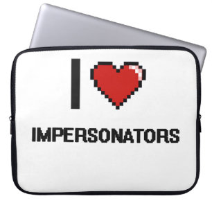 Housse Pour Ordinateur Portable J'aime des imitateurs