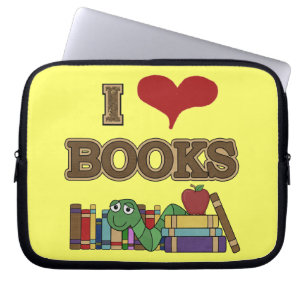 Housse Pour Ordinateur Portable J'aime des livres