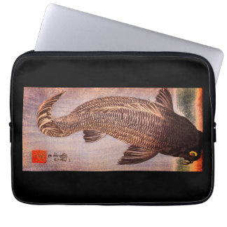 HOUSSE POUR ORDINATEUR PORTABLE JAPONAIS IMPRIMER POISSON NEOPRENE