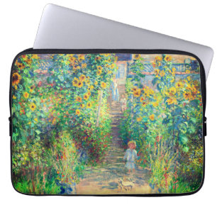 Housse Pour Ordinateur Portable Jardin aux fleurs de Monet