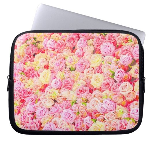 Housse Pour Ordinateur Portable Jardin de roses (Devant)