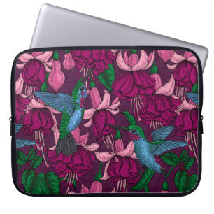 Housse Pour Ordinateur Portable Jardin des colibris