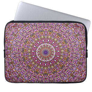 Housse Pour Ordinateur Portable Jardin spirituel coloré Mandala