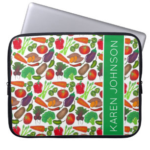 Housse Pour Ordinateur Portable Jardin végétal Produire Légumes de marché écologiq