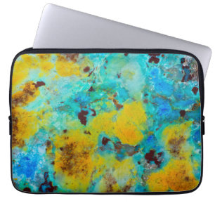 Housse Pour Ordinateur Portable Jasper Chrysocolla Bleu