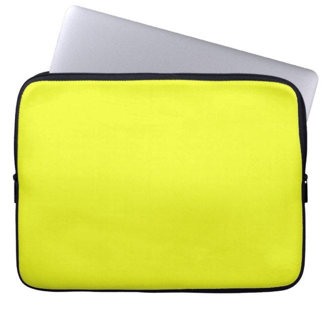 Housse Pour Ordinateur Portable jaune (Devant)