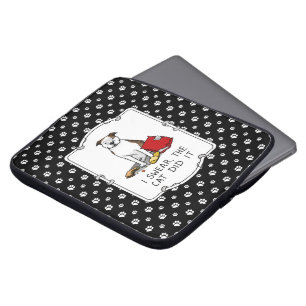 Housse Pour Ordinateur Portable Je jure, le chat l'a fait pit Bull (lt brindle/wh3