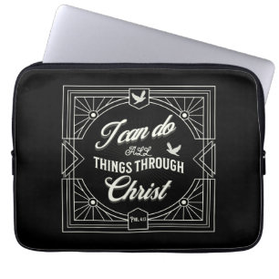Housse Pour Ordinateur Portable Je Peux Faire Tout Par Christ